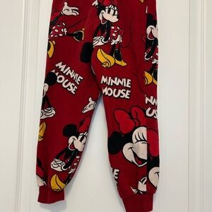 H&M Red Minnie Mouse Sweatpants for Kids